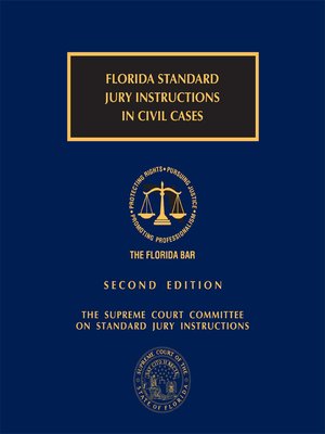 cover image of Florida Standard Jury Instructions in Civil Cases with 2012 Supplement